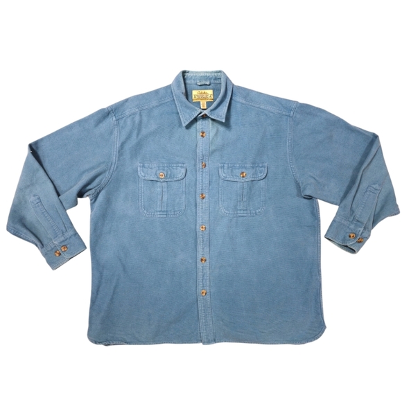 CABELAS CHAMOI BUTTON DOWN SHIRT - Picture 1 of 4